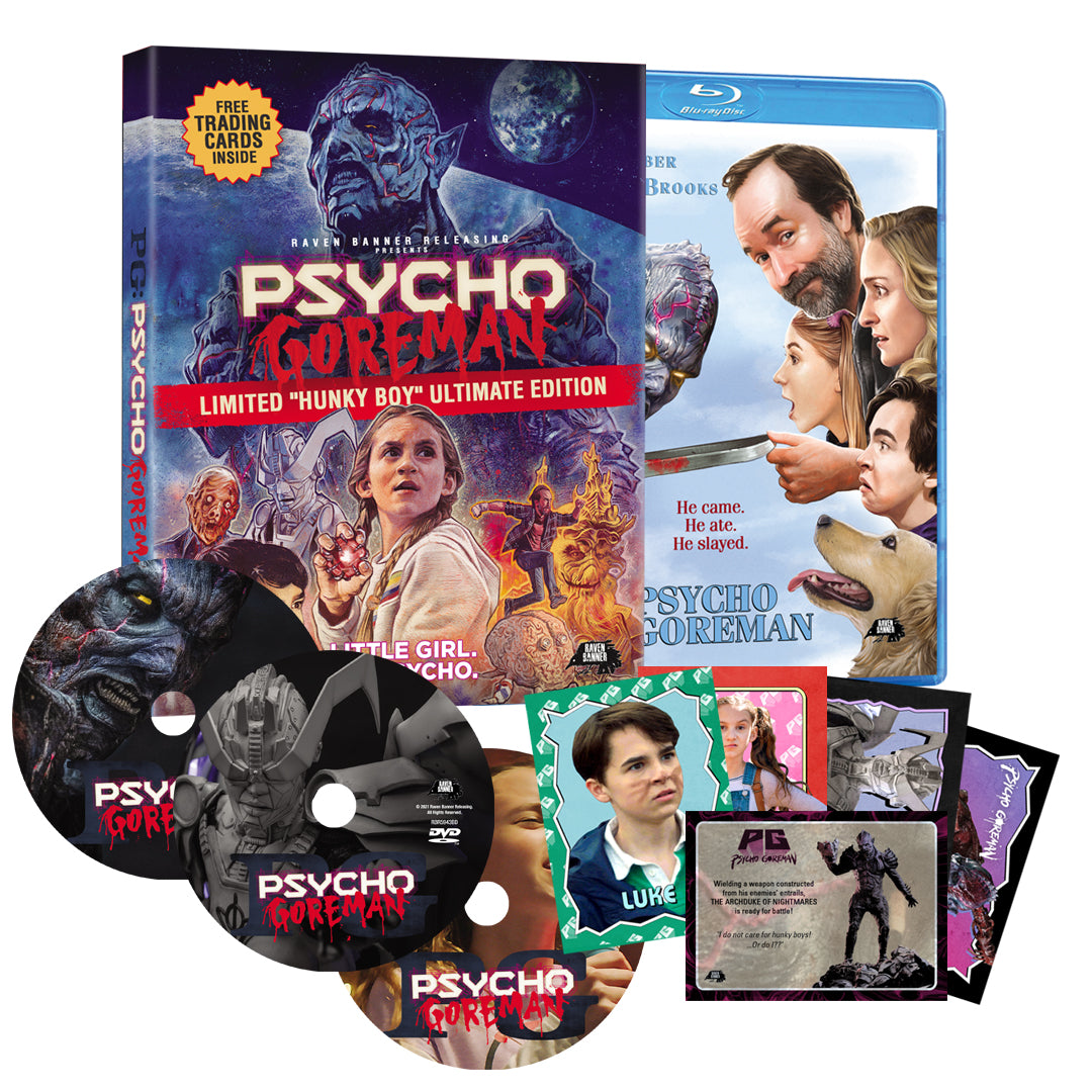 Psycho Goreman blu ray box 2024 set & exclusive variant figure NEW Canada import